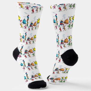 Die Whos tragen das Weihnachtsfestmahl Socken
