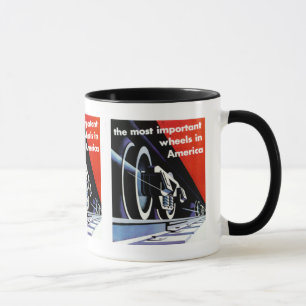 Die wichtigen Eisenbahnen-Höchst dreht herein Tasse