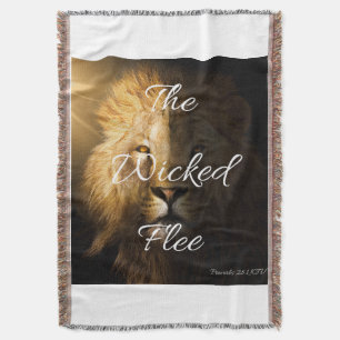 Die Wicked Flee Sprichwörter 28:1 KJV Decke