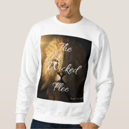 Die Wicked Flee Sprichwörter 28:1 KJV Men's Sweatshirt