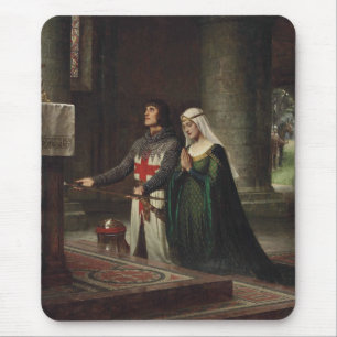 Die Widmung (mittelalterlicher Ritter und seine Da Mousepad