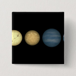 Die Wiedergabe eines Künstlers, die braune Zwerge Button