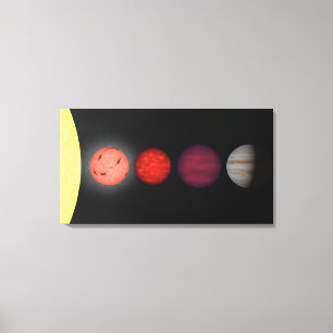 Die Wiedergabe eines Künstlers, die braune Zwerge Leinwanddruck