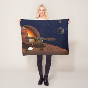 Die Wiedergeburt der Erkennungslander durch den Kü Fleecedecke