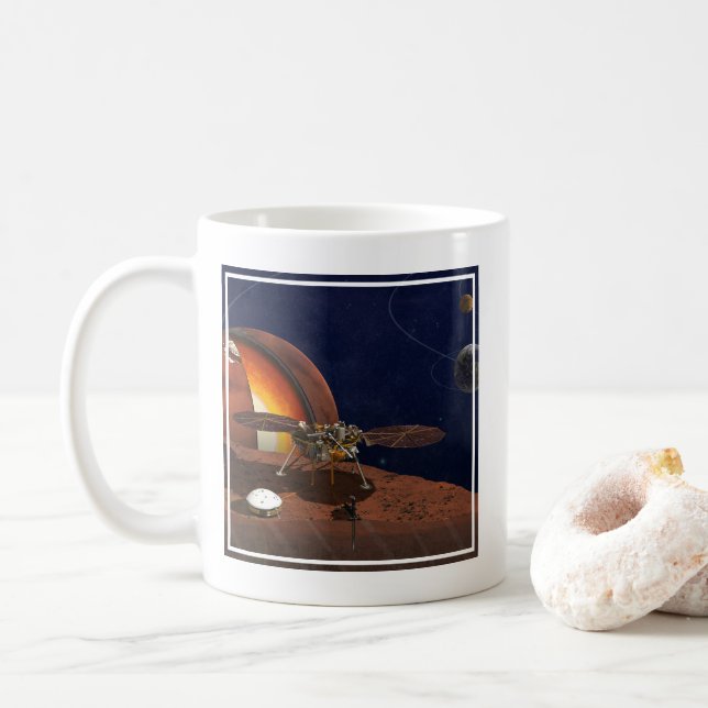 Die Wiedergeburt der Erkennungslander durch den Kü Kaffeetasse (Mit Donut)