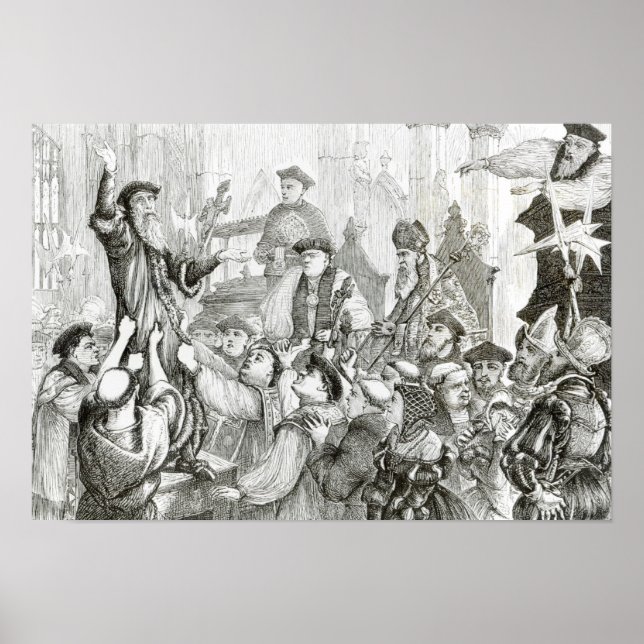 Die Wiedergeburt des Erzbischofs Cranmer Poster (Vorne)