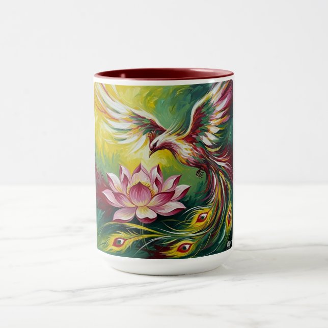 Die Wiedergeburt des Phönix  Tasse (Zentrum)