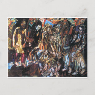 Die Wiedergeburt des Volkes durch Pavel Filonov Postkarte