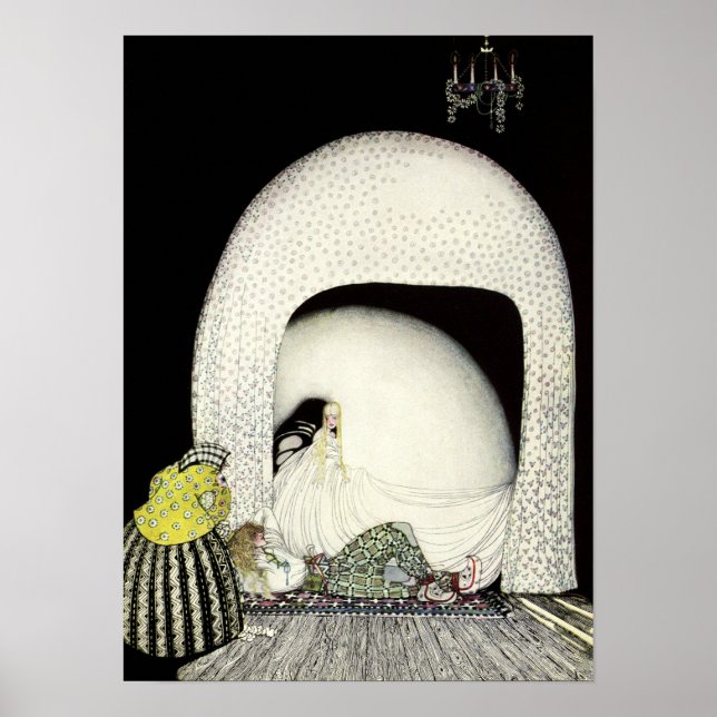 Die Wig des Herrn wurde entfernt, während er schli Poster (Vorne)