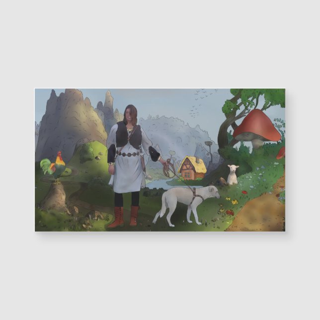 Die Wikingerin Magnetkarte (Vorderseite)