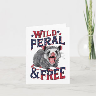 Die wilde Opossum-Wild-Wildnis und die freie Possu Karte