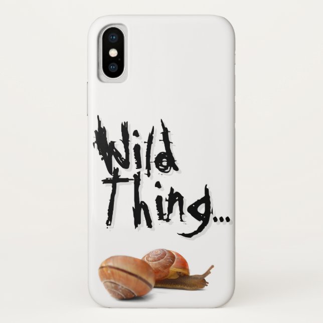 Die wilde Seite einer Schnecke... Case-Mate iPhone Hülle (Rückseite)