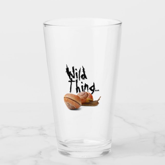 Die wilde Seite einer Schnecke Glas (Vorderseite)