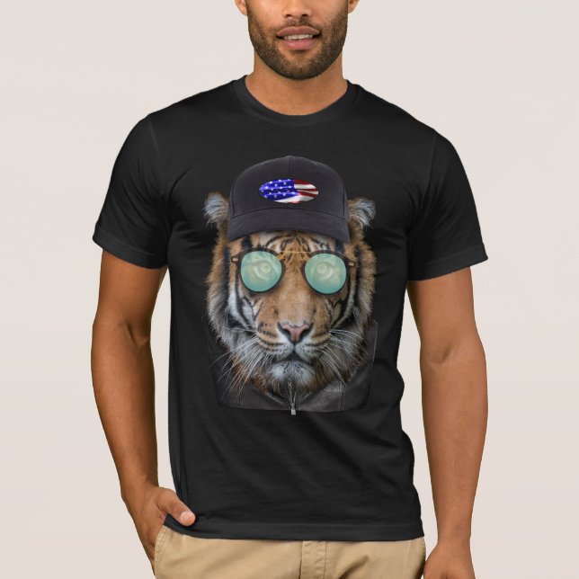 Die wilde Tierwelt im Bengalischen Tiger T-Shirt (Vorderseite)