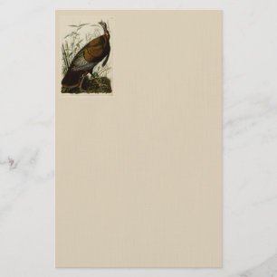 Die wilde Türkei durch John Audubon Briefpapier