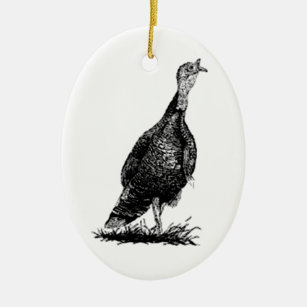 Die wilde Türkei (Linie Kunst) Keramikornament