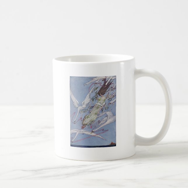 Die wilden Schwäne Kaffeetasse (Rechts)