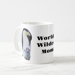 Die wildeste Mama der Welt! Penguin und Baby Kaffeetasse