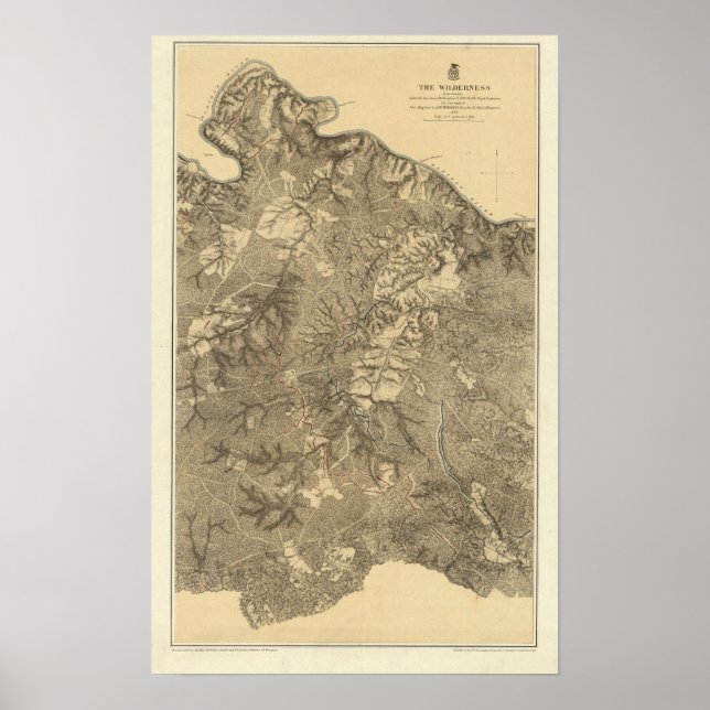 Die Wildnis, Virginia Poster (Vorne)