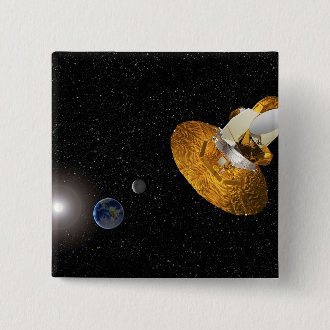 Die Wilkinson-Mikrowelle-Anisotropie-Probe Button (Vorderseite)