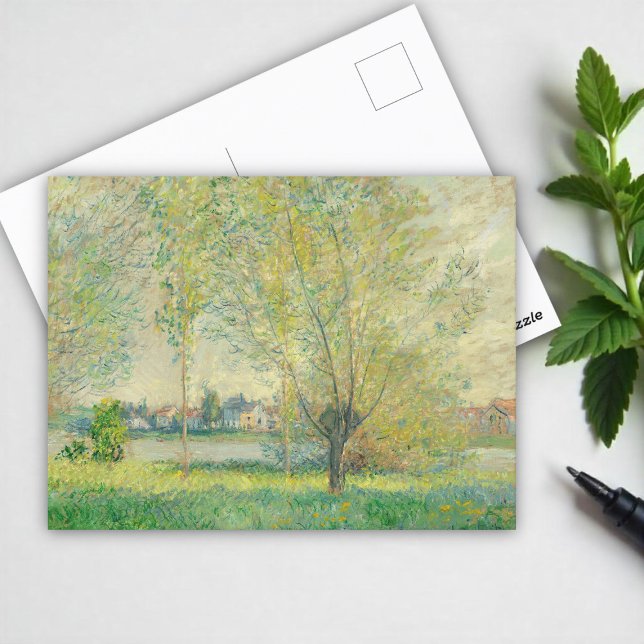 Die Willows von Claude Monet Postkarte (Von Creator hochgeladen)