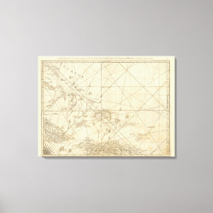 Die windgeschützte Passage mit mehreren Passagen Leinwanddruck