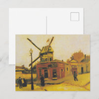 Die Windmühle von Galette von Vincent van Gogh