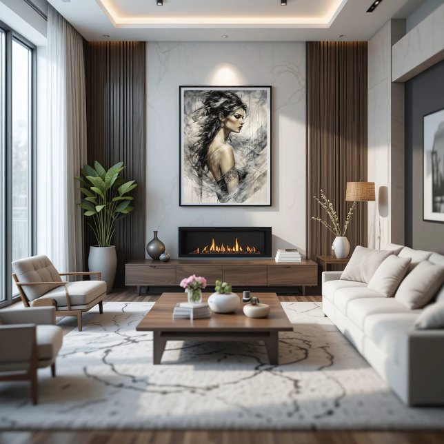 Die Windmuse Leinwanddruck (Von Creator hochgeladen)