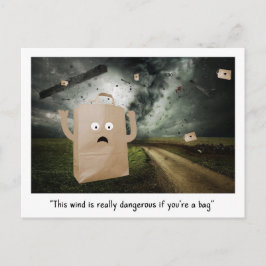 Die windstille Tasche Postkarte