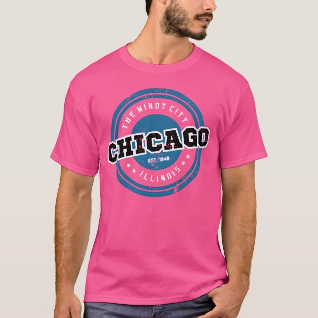 Die Windy City Chicago Freundin T-Shirt (Vorderseite)