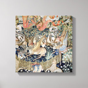 Die Winged Rotwild (Tapisserie) Leinwanddruck
