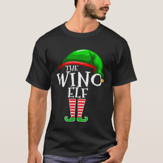 Die Wino-Elfen-Familie passende Gruppe Weihnachten T-Shirt