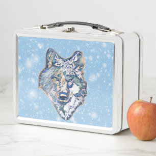 Die Winter WolfMetal Lunch Box