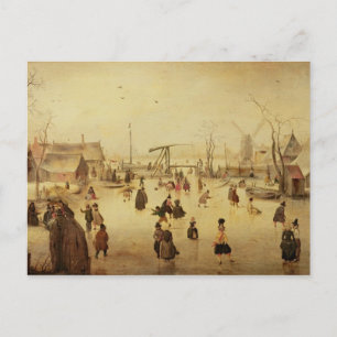 Die Winterfreuden Postkarte