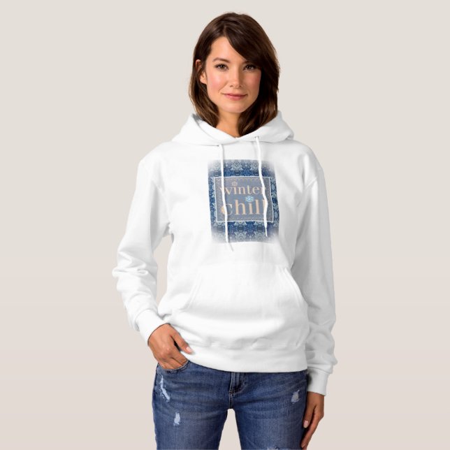 Die Winterkältespitze Hoodie (Vorne ganz)