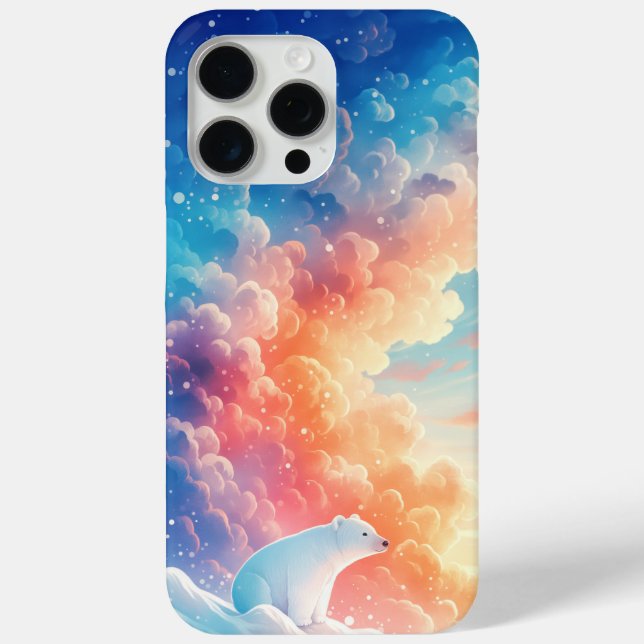 Die Winterreverie des Polarbären Case-Mate iPhone Hülle (Rückseite)