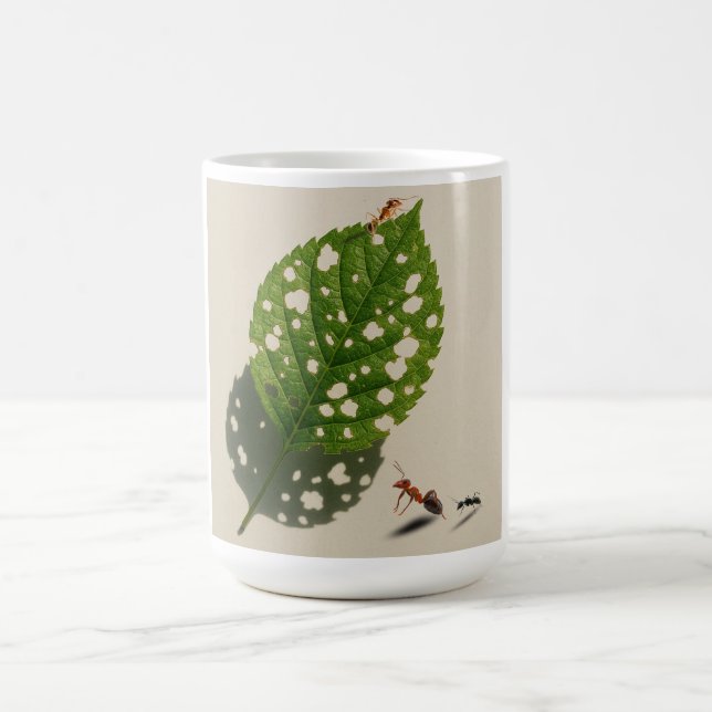 Die winzigen Architekten der Natur mögen ihre leaf Kaffeetasse (Mittel)