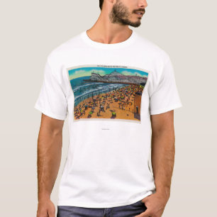 Die Wirbelsturm-Rennläufer-und Strand-Mengen, Long T-Shirt