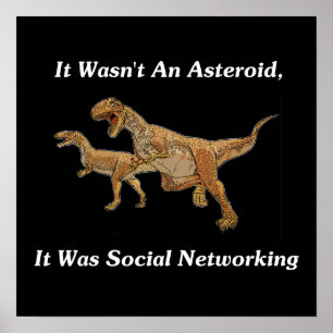 Die wirkliche Ursache der Dinosaurier-Löschung Poster