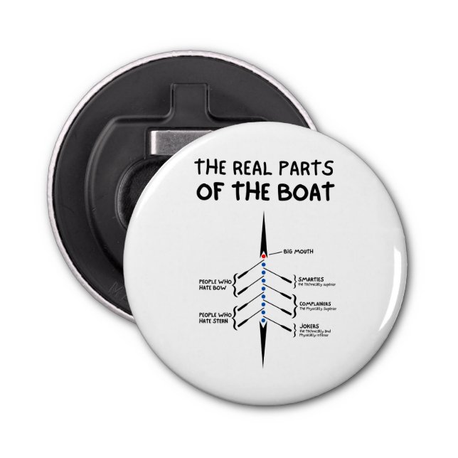 Die wirklichen Teile des Bootes Flaschenöffner (Vorderseite)