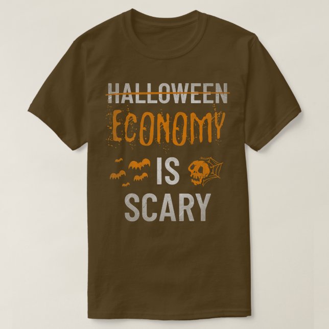 Die Wirtschaft ist Beängstigende grimmige Hallowee T-Shirt (Design vorne)