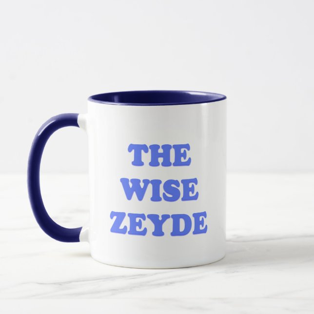 Die Wise Zeyde Funny Pessach Seder Tasse (Links)