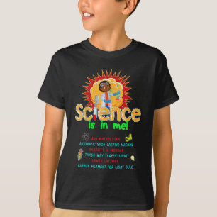 Die Wissenschaft ist in mir der Erfinder schwarzer T-Shirt