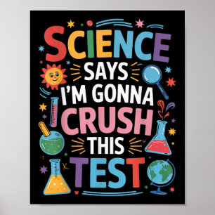 Die Wissenschaft sagt, ich werde diesen Test für L Poster