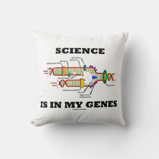 Die Wissenschaft steckt in meinen Genen (DNA-Repli Kissen