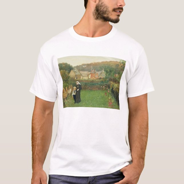Die Witwe, 1895 (Öl auf Leinwand) T-Shirt (Vorderseite)