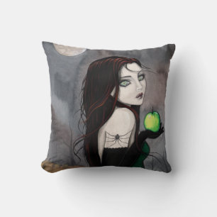 Die Witwe Gothic Art Wurf Kissen