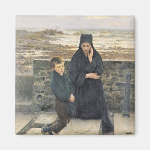 Die Witwe Ile de Sein, 1880 Magnet