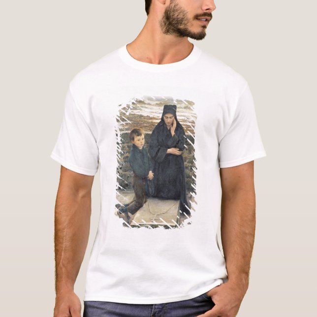 Die Witwe Ile de Sein, 1880 T-Shirt (Vorderseite)