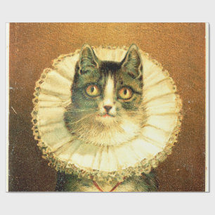 Die Witwe von Frederick Dielman, typische Kitsch-K Geschenkpapier